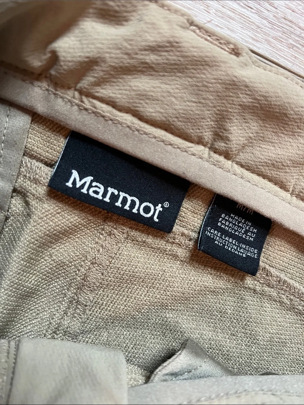 Marmot - Men's M (32) Khaki Cargo Hiking Pants, Stretch, Made for Any Adventure
